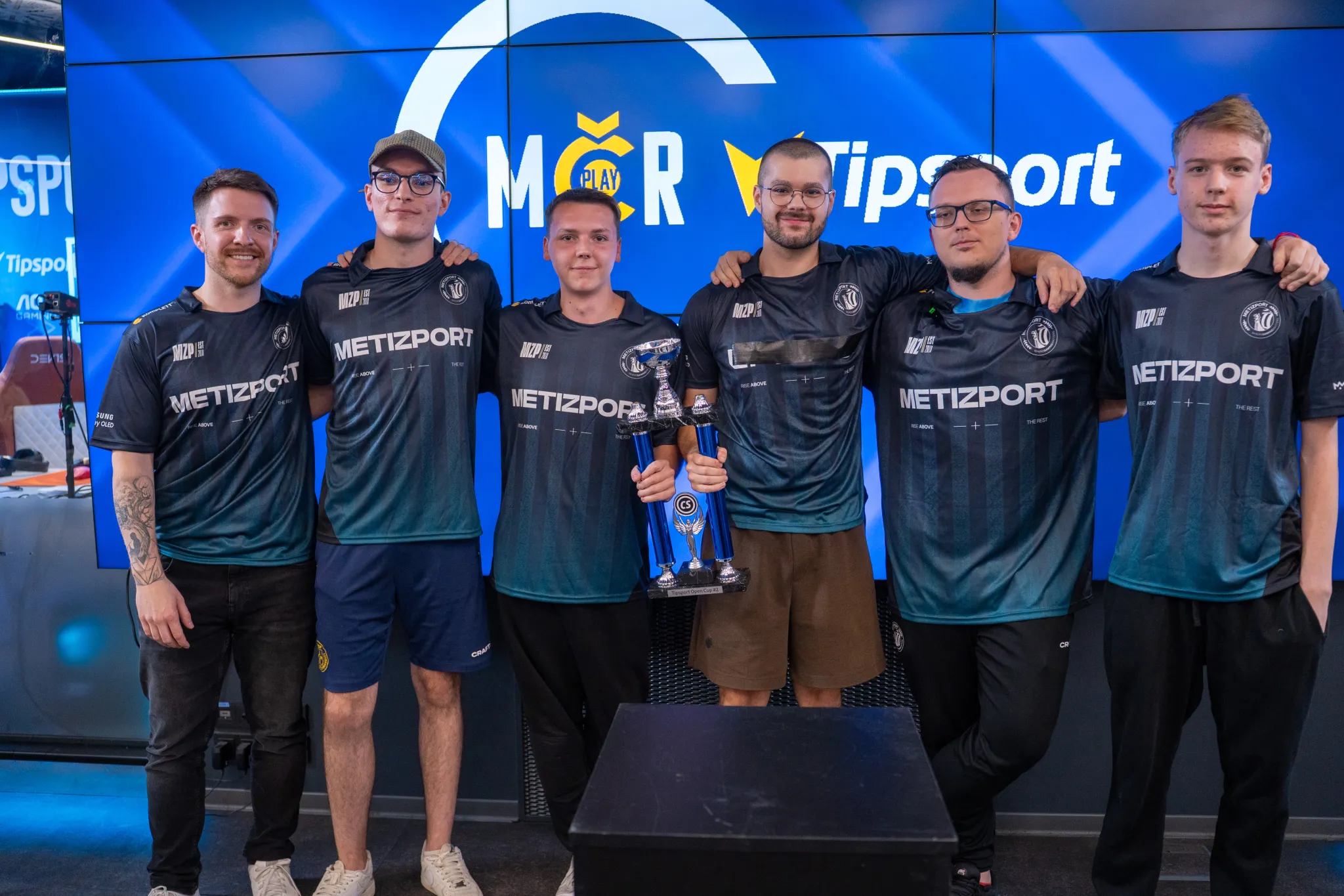Metizport celebrate their Tipsport Open Cup 2 title